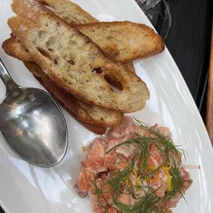Salmon Crudo