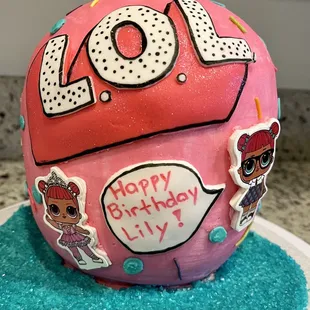 L.O.L doll cake