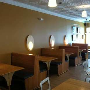 the interior of a coffee shop