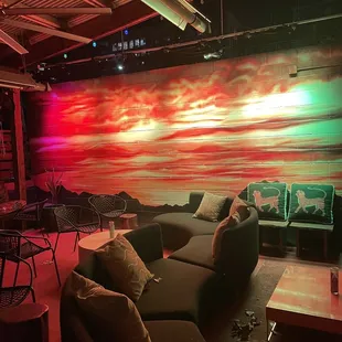 Outside seating area