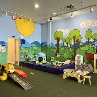 Ramp and baby area
