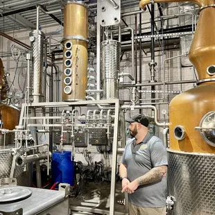 The actual distillery