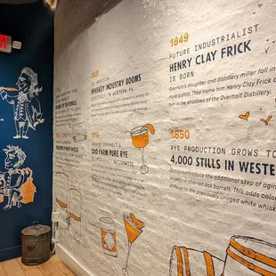 Walls of History - Western PA =whisky central, Monongahela Rye was preferred drink of civil war soldiers and 49er gold rushers.