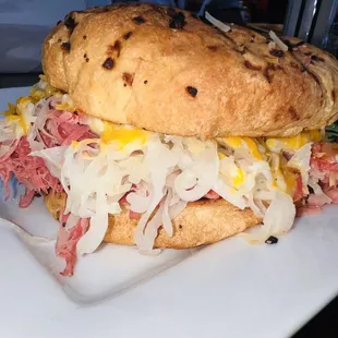 a sandwich on a plate