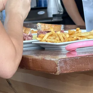 fish and chips, food