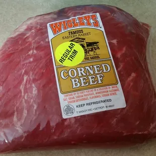 Corned beef from Wigley's.