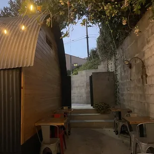 Outdoor back patio vibes