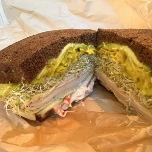 Veggie on Squaw Sandwich