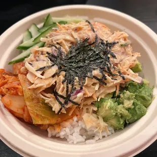 Salmon Miso Aioli Kimchi Poke