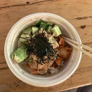 Miso Aioli Kimchi Poke