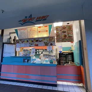 the front of the restaurant