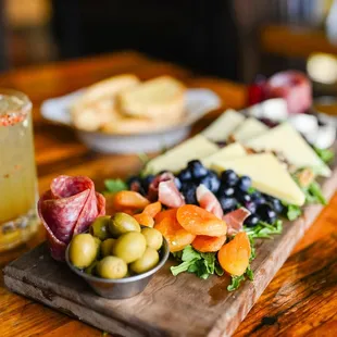 a platter of food