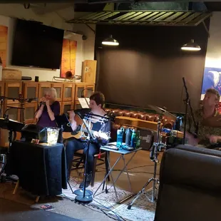 A band call Waterfall  beautiful  the lady&apos;s  sings so great  love it