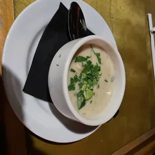 Clam chowder house made