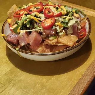 Ahi Nachos