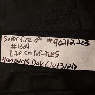 The bag our first ball python, Apollo came in