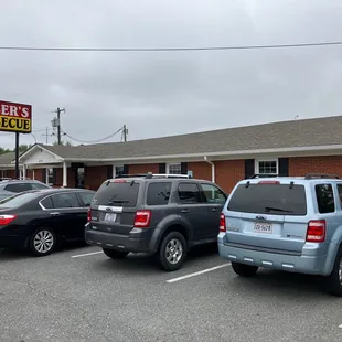 cars parked in a parking lot