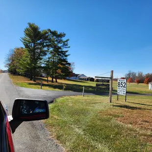 Driving into property