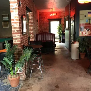 the interior of the restaurant