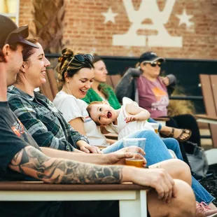 The Wild Acre Beer Garden is the perfect spot for families and friends.