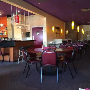 Simple but friendly atmosphere.