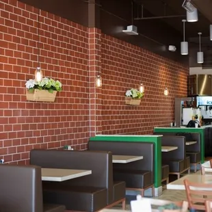 interior, sushi and sashimi
