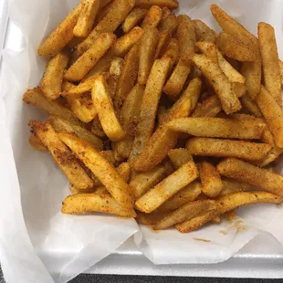 Garlic fries were delicious!!!!! Getting these every time