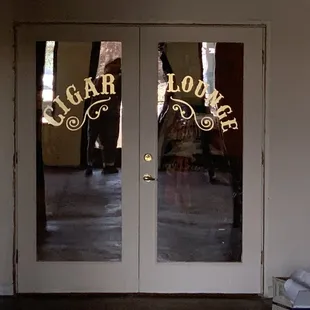 the reflection of the door