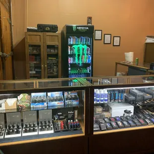 a display of electronic equipment