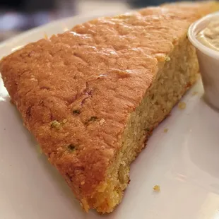 Cornbread close up