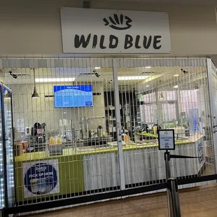 Wild Blue Store Front, California State University, East Bay, Hayward, CA.