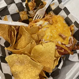 nachos and chips