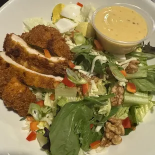 Honey Mustard Chicken Crunch Salad