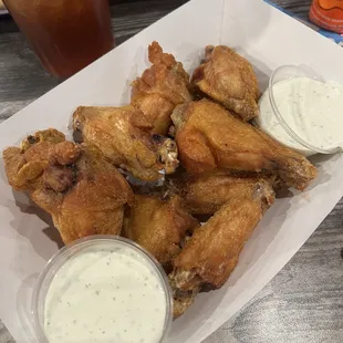 Medium Buffalo Wings (dry rub)