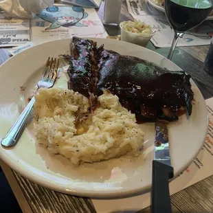Ribs and Mashed