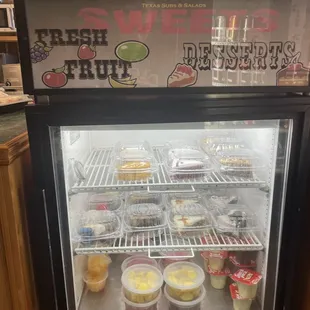 a refrigerator full of food