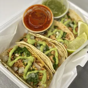Tinga Chicken Street Tacos