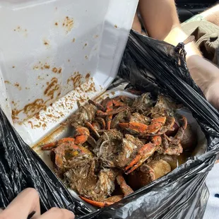 Garlic crab was amazing and everyone was sooooooo friendly. 10/10 recommend. Amazing flavor, portions, &amp; price:)!