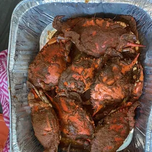 Blue crab with mudd sauce extra