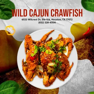 Welcome the arrival of May with a scrumptious meal at Wild Cajun Crawfish!