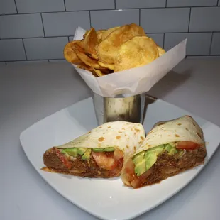 Gluten free steak wrap