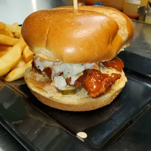 NASHVILLE HOT CHICKEN SANDWICH