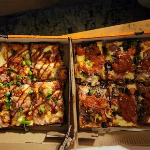 BBQ Chicken and Supreme