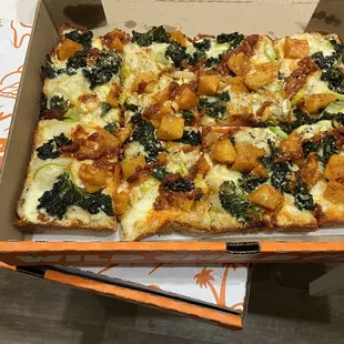 a pizza in a box