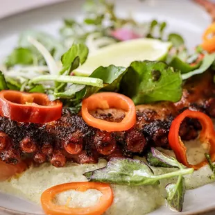 Jerked octopus- gluten free