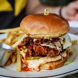 Korean fried chicken sandwich