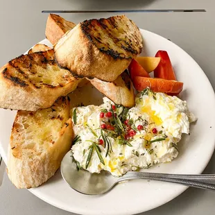 Whipped ricotta app, literally so good!!