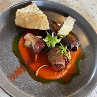 Chorizo stuffed dates