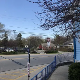 Parking is across the street