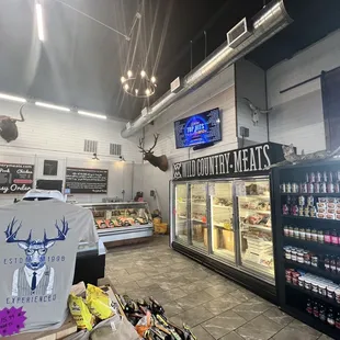 the inside of a store
